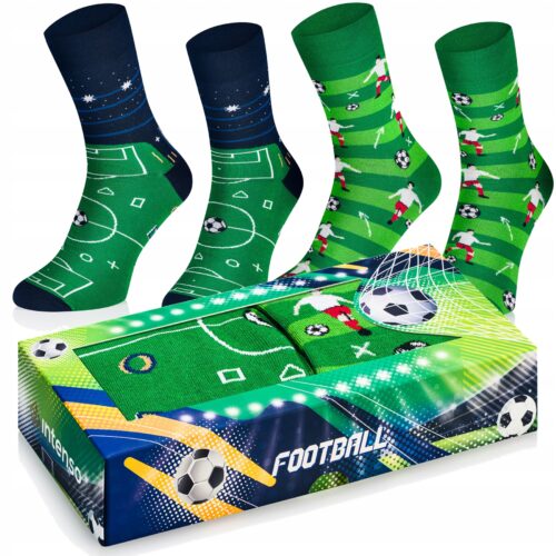 Skarpetki męskie FOOTBALL zestaw 2PAK F1 na prezent