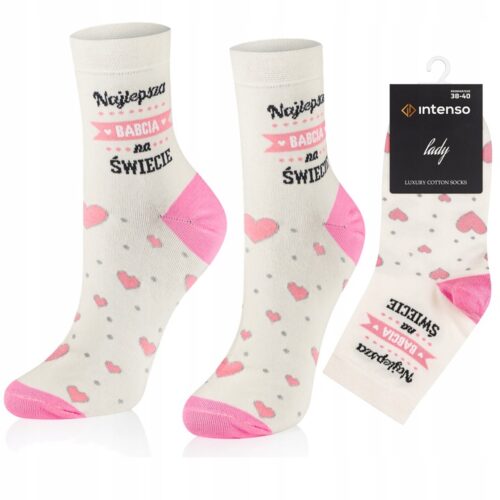 Skarpetki damskie na Dzień Babci - Najlepsza Babcia
